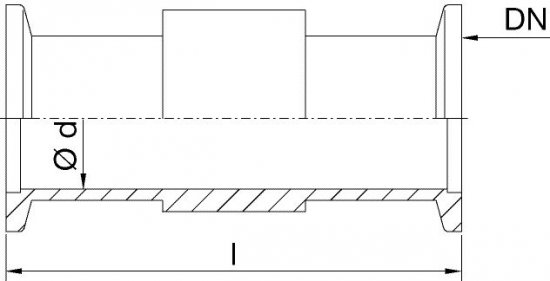 Bild 2 - Joint POM DN 25 L=100