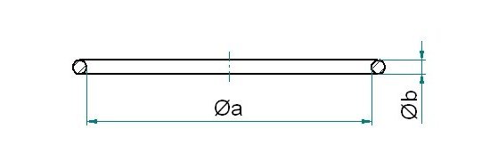 Bild 2 - Replacement O-rings FFKM DN 160 d=158,3 x 5.3