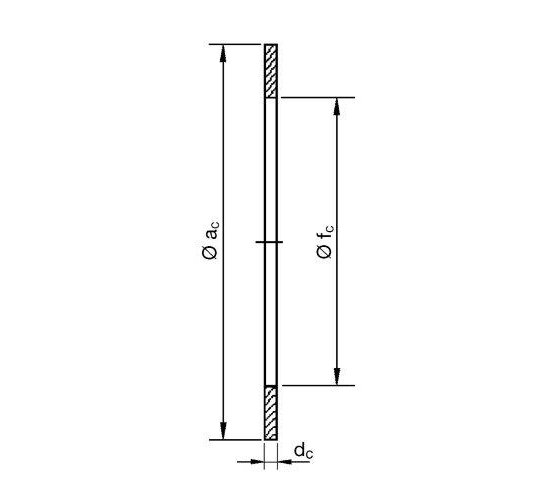 Bild 2 - CF-copper sealing silver-plated DN 100 set of 5p. a=120,5 / d=101 / d=2