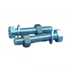 Set of bolts and nut stainless steel