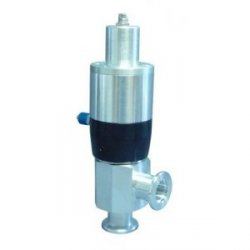 electro-pneumatic bellow-sealed angle valve aluminium