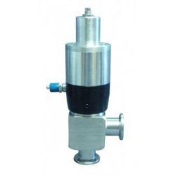 electro-pneumatic bellow-sealed angle valve stainless steel