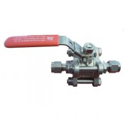 two-way with adapt. F. double compr. Tube fitting 304(Swagelok-Adapt.comp.)
