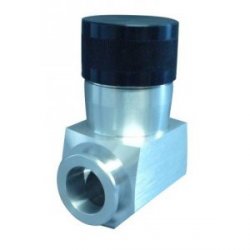 In-line bellow-sealed valve aluminium