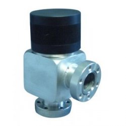 UHV-angle valve manually operated