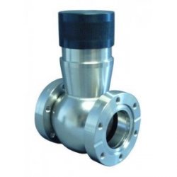 UHV-straight way valve manually operated