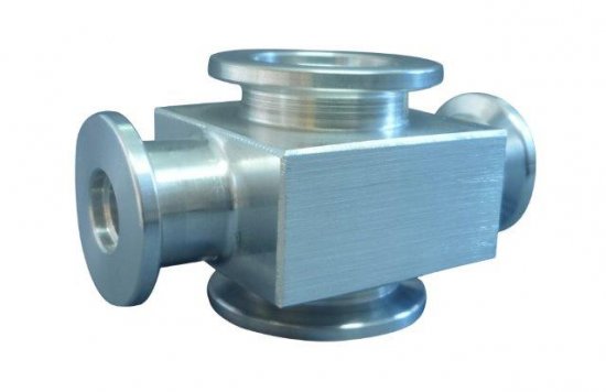 Bild 1 - Reducing cross aluminium DN 50/10 a=60 / b=40