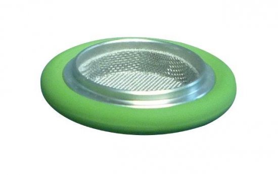 Bild 1 - Centering ring with filter stainless steel/EPDM DN 16 25m
