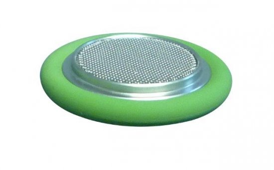 Bild 1 - Centering ring with filter stainless steel/Viton DN 25 0,3mm