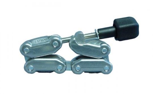 Bild 1 - idler chain aluminium DN 50 for Elastomer sealing a=105 / width=20