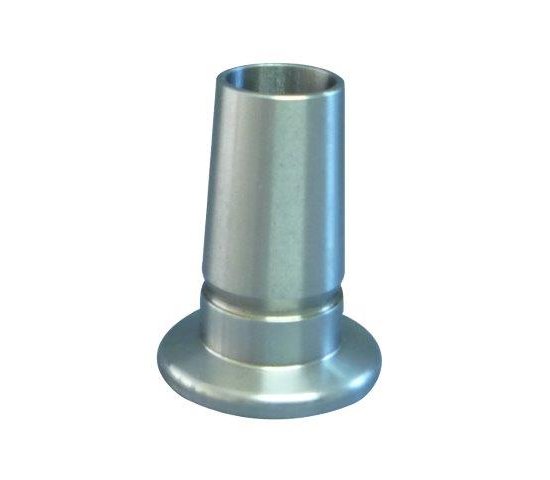 Bild 1 - Small flange with male ground joint SST303 DN 10 norm cut 19/26 / h=26 / l=40
