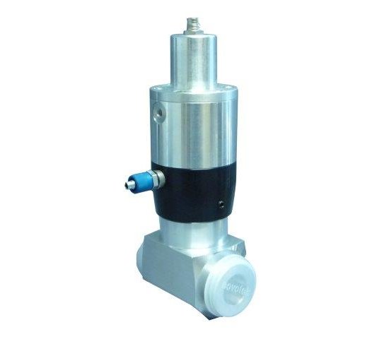 Bild 1 - Straight way valve electro-pneumatic aluminium DN16 closed without position transducer without control valve c=126