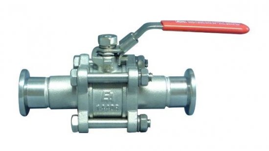 Bild 1 - Spherical valve stainless steel DN 10 a=102 / b=10