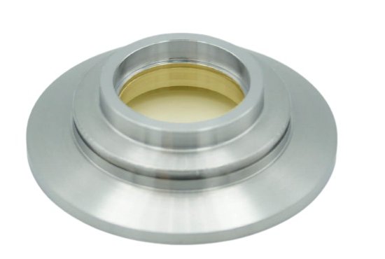 Bild 1 - KF viewport magnesium fluoride SST 304 DN 40 a=14,2 b=22,9 c=2,5