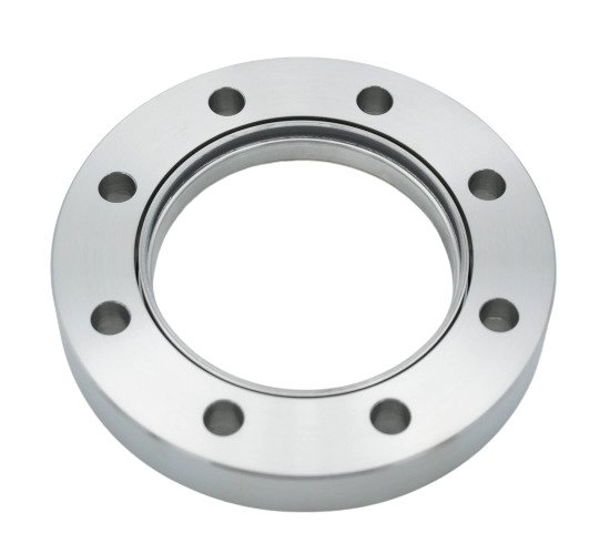 Bild 1 - CF viewport Fused Silica (DUV-Grade) SST 304 DN16 a=8,9 b=16 c=2,2