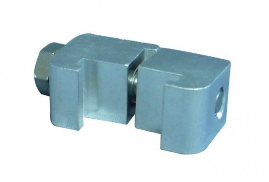 Bild 1 - ISO-K-claw clamp aluminium DN 160/250 a=M10 / b=50 / c=23-34