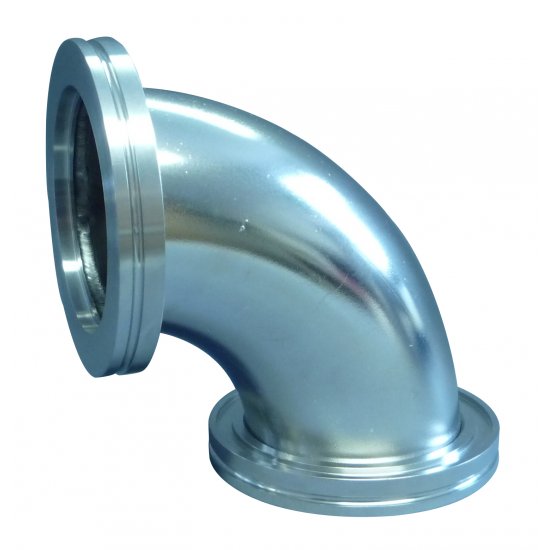 Bild 1 - ISO-K-pipe elbow SST 304 DN 100 a=108 / b=100 / c=173 / r=100