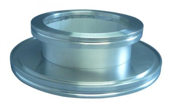 Bild 1 - ISO-K-reducer SST 304 DN 200/100 a1=240 / a2=130 / b=102 / l=50