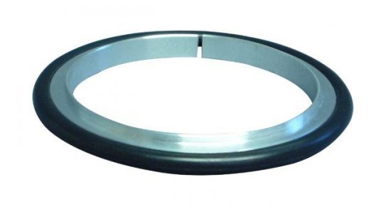 Bild 1 - ISO-centering ring aluminium/Perbunan DN 63 b=67,5 / c=70 / d=3,9 / e=8