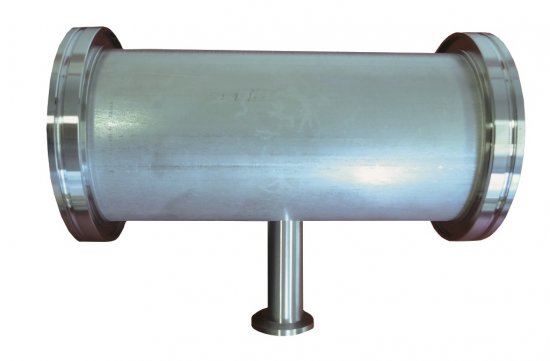 Bild 1 - ISO-K/KF reducer-T-piece stainless steel DN 160/25 a1=125 / b1=153 / a2=138 / b2=25 / c=276 / d=215