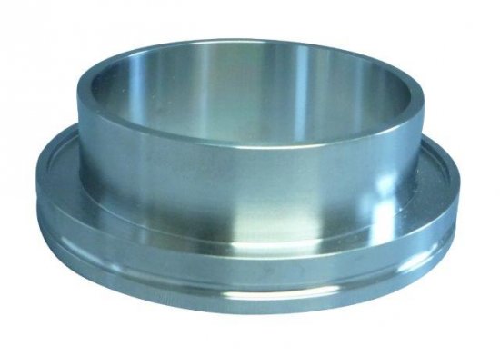 Bild 1 - ISO-K-flange with short socket Aluminium DN 160 a=160 b=4