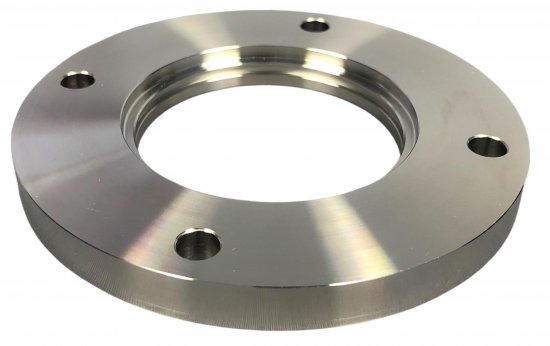 Bild 1 - ISO-F-welding flange 304 DN 100 a=165 / b=102 / c=108,6 (108x3) / d=4 / h=12