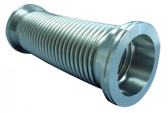 Bild 1 - ISO-K-corrugated tube flexible SST 304 DN 100, 750 mm a=130 / b=102
