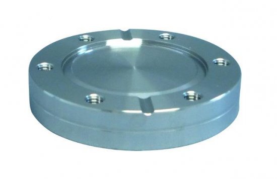 Bild 1 - CF-blind flange 316L fixed with threaded holes DN 100 a=152 / b=19,5 / d1=104