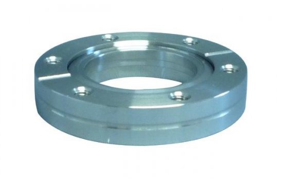 Bild 1 - CF-welding flange 316L turnable with threaded holes DN 40 a=70 / b=12,5 / d=40,2 / f=37 / e=4,8