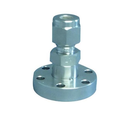 Bild 1 - CF-Adapter 316L f. double compression tube fitting (Swagelok-Adapter 316L compatible) VA NW 16 A=1/4 / B=39mm