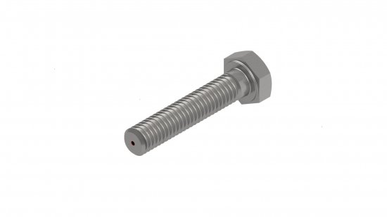 Bild 1 - Hex head screws ISO 4017 (DIN 933) M8x50, A2, center vented