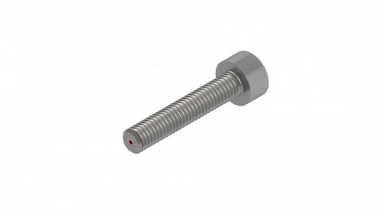 Bild 1 - socket head cap screws ISO 4762 (DIN 912) M2,5x8, A2, center vented