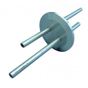 2-way liquid feedthrough 304 DN32/40 R=6 / L1=50 / L2=75 / L3=80 / L4=45