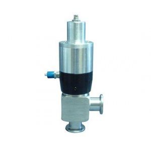 Angle valve electro-pneumatic stainless steel DN25 closed with position transducer without control valve c=154 d=40 (optional mit doppeltem LM)