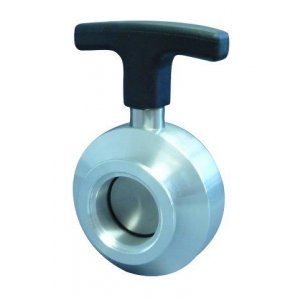 Butterfly valve aluminium DN 50 a=88 / b=60 / c=137 / d=80