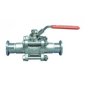Spherical valve stainless steel DN 10 a=102 / b=10
