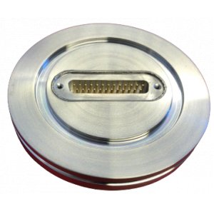 ISO-K SUB-D feedthrough DN 63 - 25 Pins, a=95 / b=14,5 / c=12