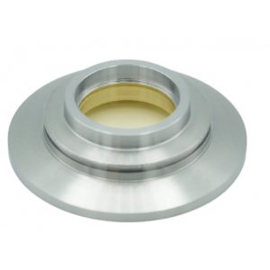 KF viewport magnesium fluoride SST 304 DN 40 a=14,2 b=22,9 c=2,5