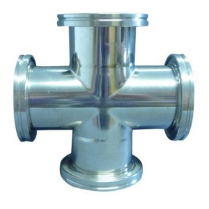 ISO-K-4-way-cross 304 DN 100 a=108 / b=100 / c=216
