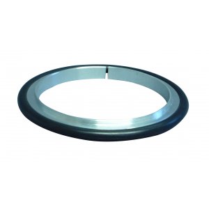 ISO-centering ring aluminium/Perbunan DN 63 b=80,2/ c=83,2 / d=3,9 / e=8