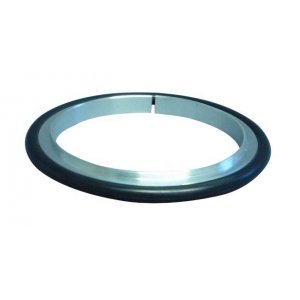 ISO-centering ring aluminium/Perbunan DN 160 b=150 / c=153 / d=3,9 / e=8
