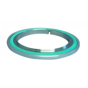 ISO-centering ring SST 304/Viton with outer ring DN 100 a=128 / b=99,5 / c=102 / d=3,9 / e=8