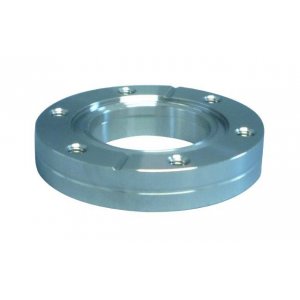 CF-welding flange 304L fixed with threaded holes DN 160 a=203 / b=21 / d=154,3 / f=150,5 / e=9,5