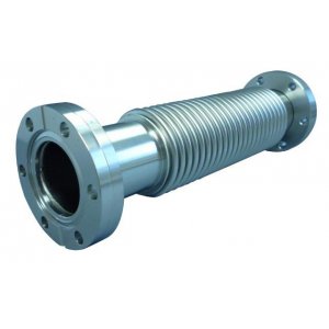 CF-metal bellows, 1 flange turnable 304L/316Ti DN200 di= / da= / l=285 / x=25 / h=85